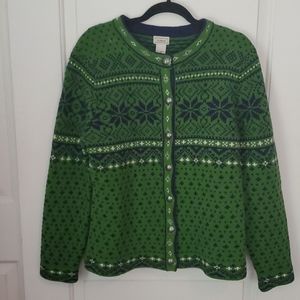 Womens LL Bean wool sweater